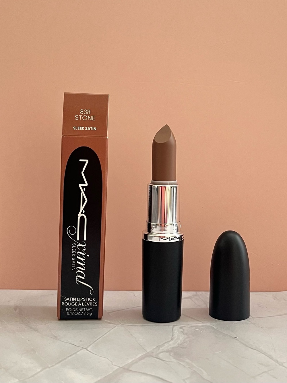 M·A·C XIMAL SLEEK SATIN LIPSTICK 838 stone 3.5g